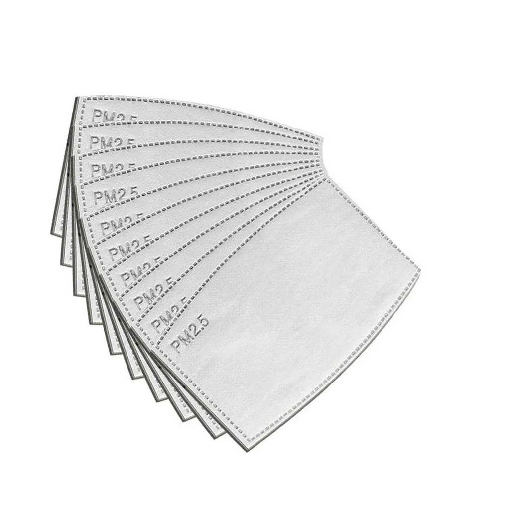 

Dust-Proof PM2.5 Activated Carbon Filter Face Mask Breathing Insert Protective Mouth-muffle bacteria proof Flu Face masks Care 1