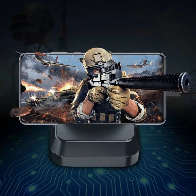 Игровая подставка для мобильного телефона, нескользящая резиновая оболочка, подключи и играй, Поддержка Android IOS для игры PlayerUnknown's Battlegrounds GAMWI