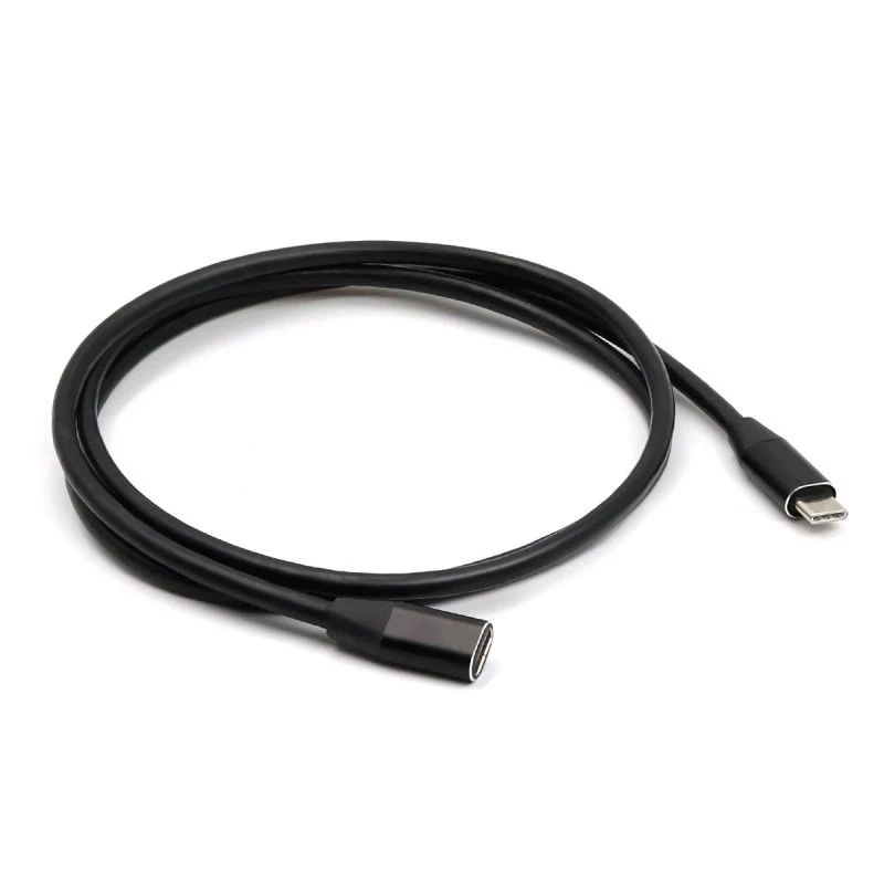 Type C USB 3,1 мужчин и USB-C женщин для расширения данных Кабельный УДЛИНИТЕЛЬ шнур 1 м черный для Macbook Tablet мобильный телефон htc type-c кабель