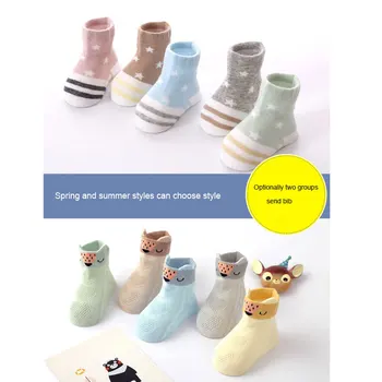 

5Pairs/lot 0-2Y Infant Baby Socks Baby Socks for Girls Cotton Mesh Cute Newborn Boy Toddler Socks Baby Clothes Accessories