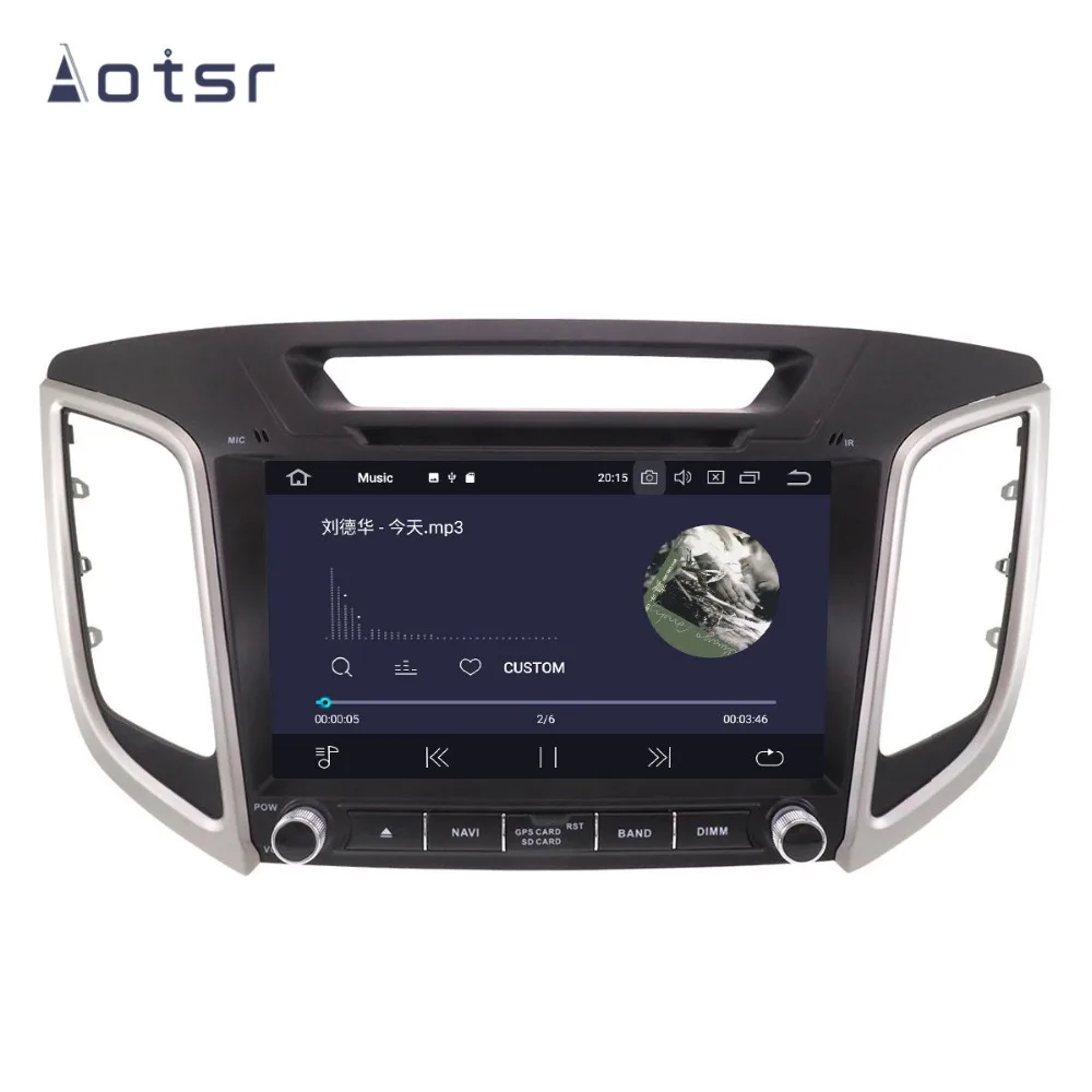 Perfect DSP Android 9.1 Car GPS Navigation CD DVD Player For Hyundai ix25 2014+ Auto Stereo Radio Multimedia player Head Unit recorder 8