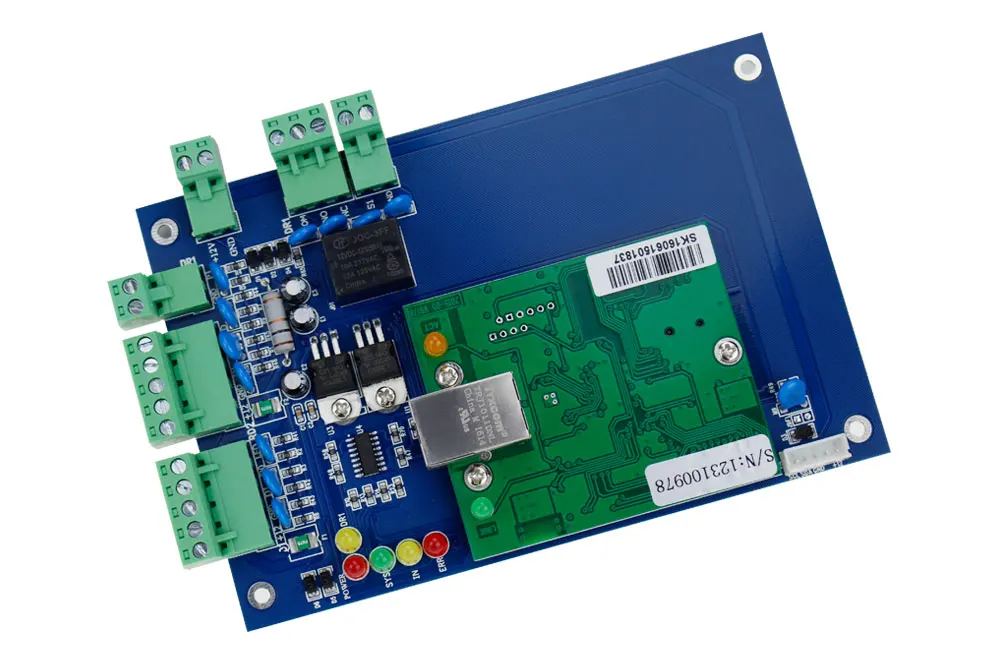 OBO руки TCP/IP Управление Панель доска с DC12V 5A металлический Питание конвертера для 1/2/4 двери офис Прихожая Системы