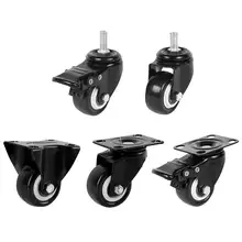 

2 Inches Mute Light Universal Directional Brake Caster Wheel Furniture Accessory good mute effect caster wheel flexible rolling