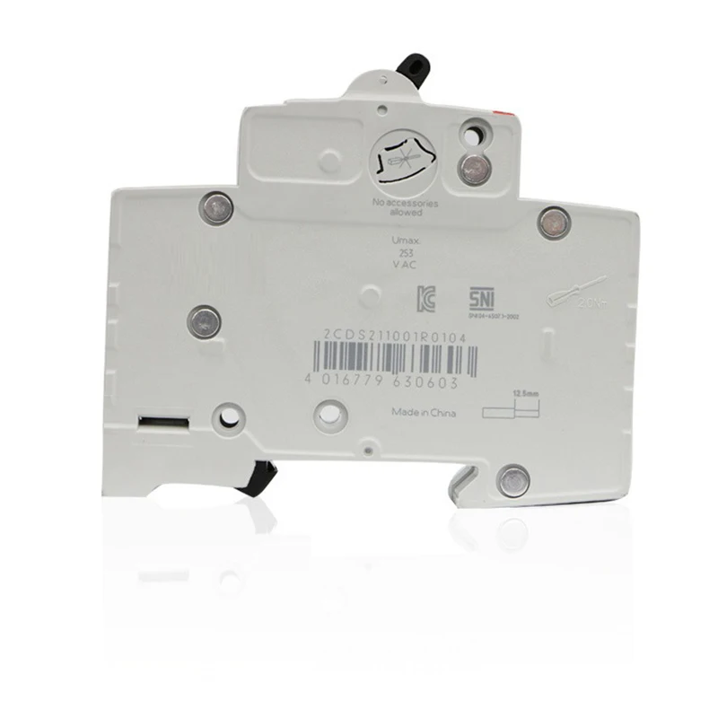Todas as Séries Interruptor de ar Elétrica Diminuto Disjuntor 4 p C10a 16a 20a 25a 32a 40a 50a 63a Abb Sh204 Mcb 5 diminuto disjuntor interruptor de ar 4 p