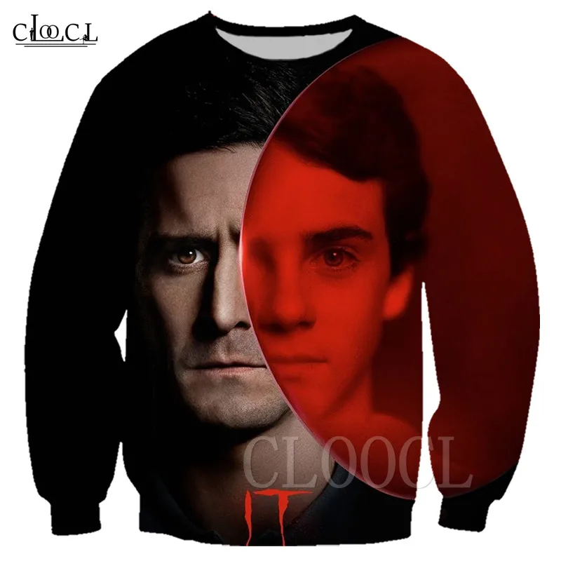 Sweatshirt 1 Movie It: Chapter 2 Harajuku/толстовка с 3D-принтом «Чокнутый Клоун»; Повседневная рубашка больших размеров для женщин и мужчин; уличная одежда в стиле хип-хоп; пуловер - Цвет: Sweatshirt 1