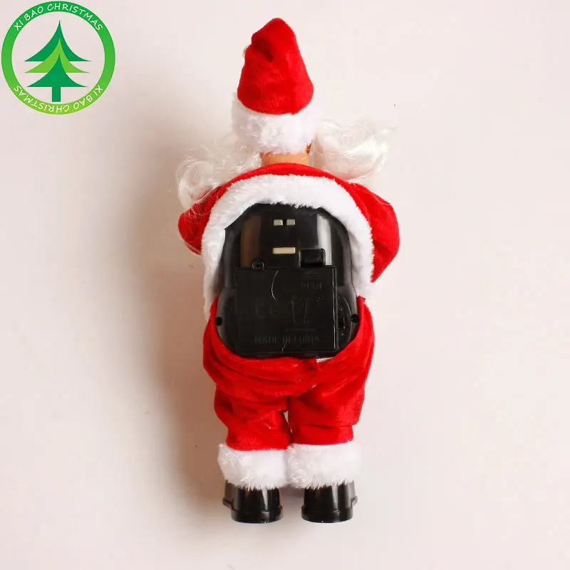 Jubilee Treasure New Style Christmas Electric Santa Claus Toy Decoration Creative Music Toy Santa Claus Doll