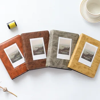 

64 capacity Retro Photo album for 3 inch Polaroid photo For store bangtan ATEEZ Stray kids photocards