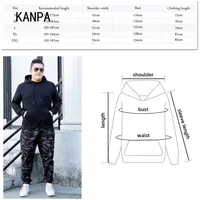 KANPA 2021 New Fashion Men's Hoodies Personality Pattern Print Hoody Men Workout Top Sweatshirts