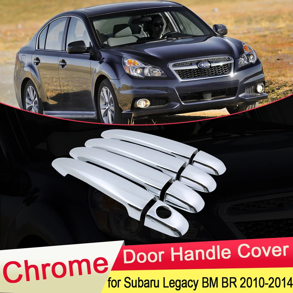 Для Subaru Legacy BM BR 2010 2011 2012 2013 2014 Luxuriou хромированная крышка для дверных ручек набор