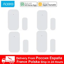 1-2pcs Xiaomi Aqara Door Sensor Zigbee Wireless Connection Smart Mini Door Window Sensor Work With Gateway For Mijia App Control