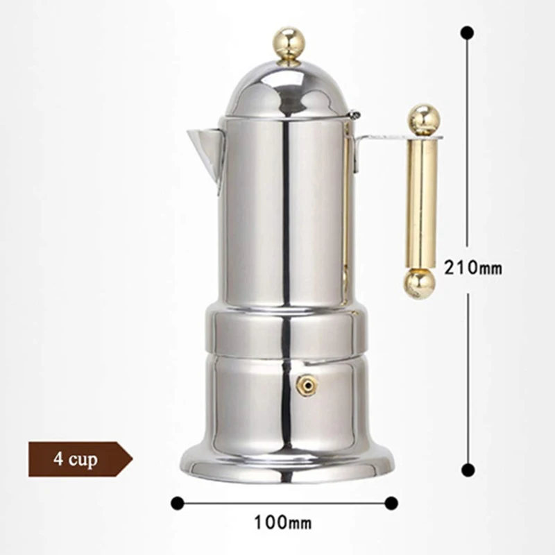 New Moka Pot Coffee Maker Stovetop 
