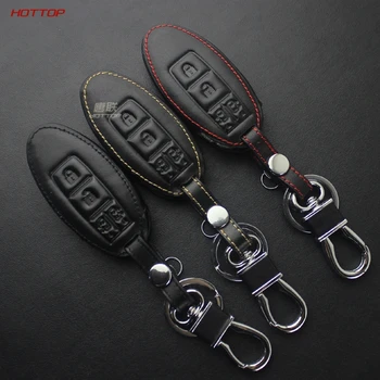 

For Nissan Serena Key Case Genuine Leather Key Case Automobile Remote Control Protective Case Supplies