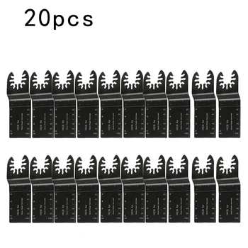 

20pcs 34mm Oscillating Multi Tool Saw Blade Cutter Teeth Wood Plastic Cutting