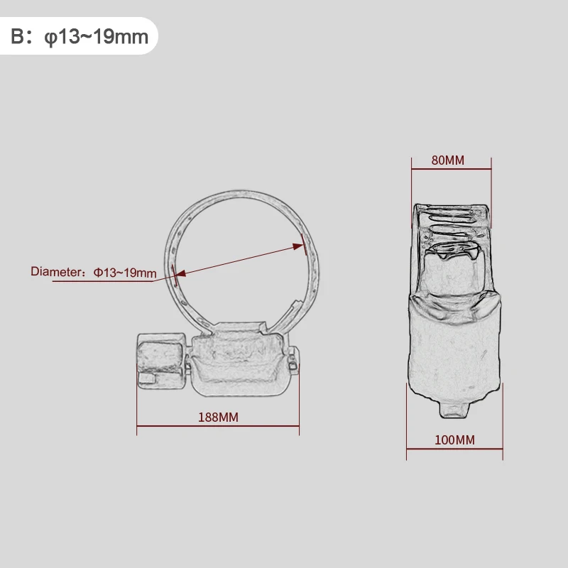 Длина увеличилась на 8-12 мм/13~ 19 мм резинка-пружинка Тип топливный вакуумный шланг силиконовый Трубопроводный хомут зажим Сталь оцинкованный зажимы