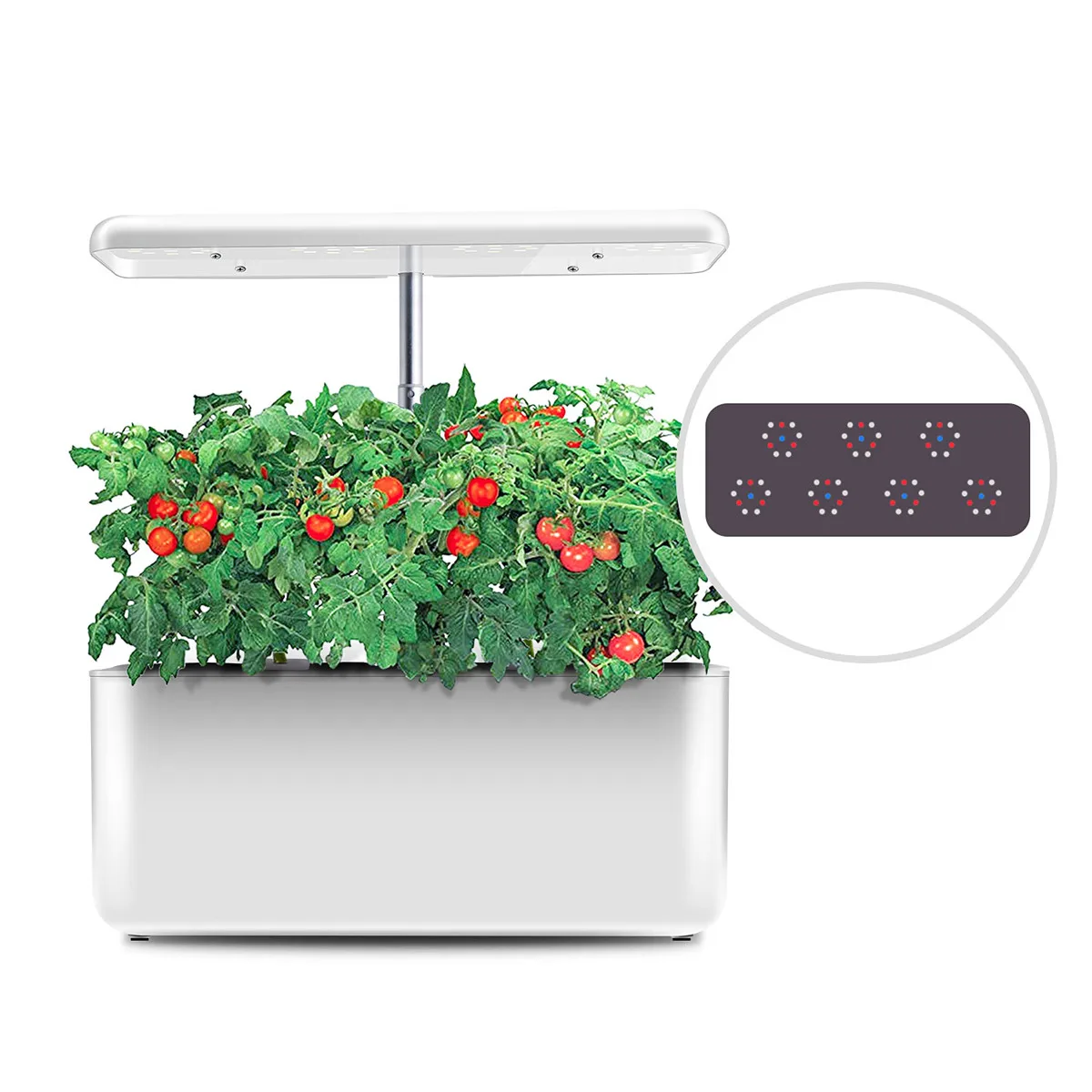 

Automatic Water Absorbing Flower Pot Intelligent Hydroponic Planter Soilless Cultivation Equipment Nursery Flower Planting Box