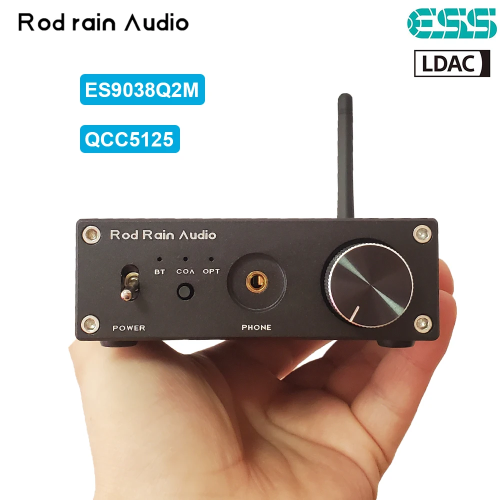 ЦАП Rod Rain Audio ES9038Q2M DAC QCC5125 плата Bluetooth декодер HIFI | Электроника