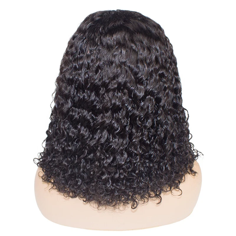Али queen hair продукты короткие волнистые 13x6 Синтетические волосы на кружеве человеческих волос парики с детскими волосами предварительно вырезанные Реми бразильские кружева парики