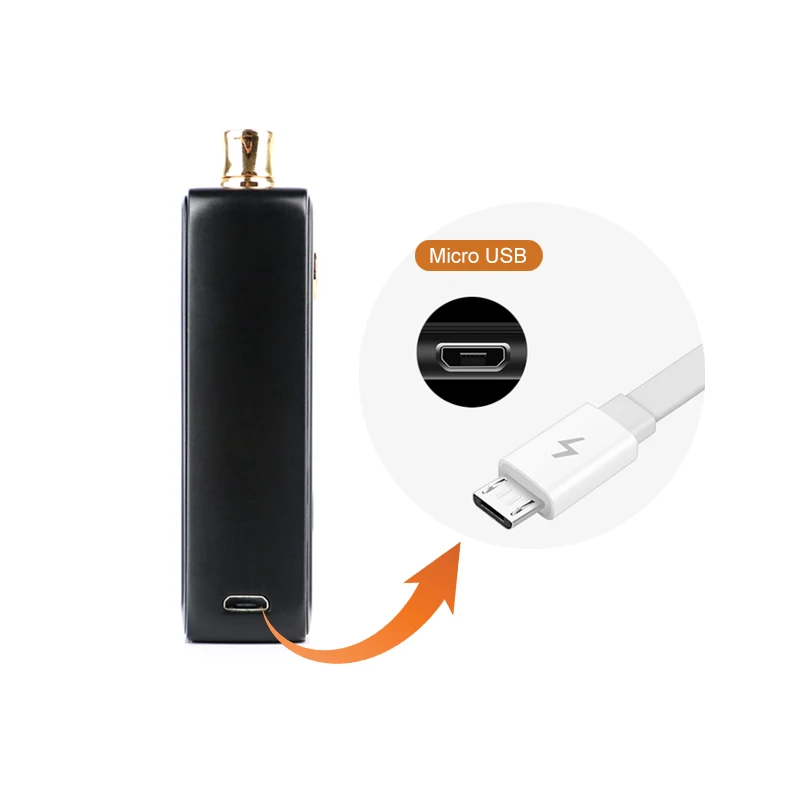 Online Denken Vape ZETA AIO 60W Pod Kit angetrieben durch einzelne 18650 batterie box mod 3ml tank e  zigarette Großen rauch zerstäuber