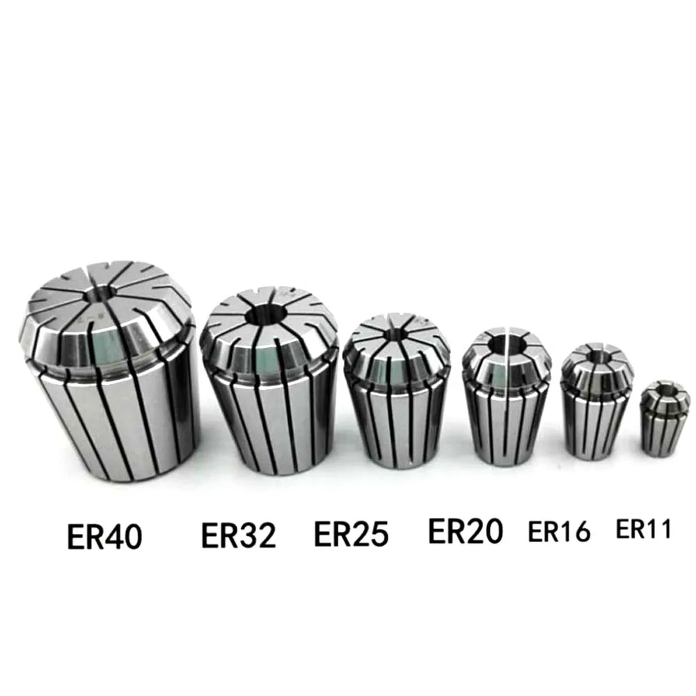 

1pcs ER8 ER11 ER16 ER20 ER25 ER32 ER Collet Chuck For CNC Milling Cutter Router Tool Engraving Machine Spindle Motor