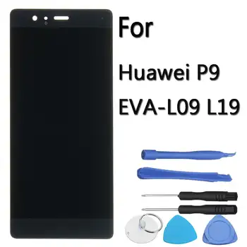 

LEORY For Huawei P9 EVA-L09 L19 LCD Display Touch Digitizer Screen Assembly Replacement Front Glass Panel Sensor W/ Repair Tools