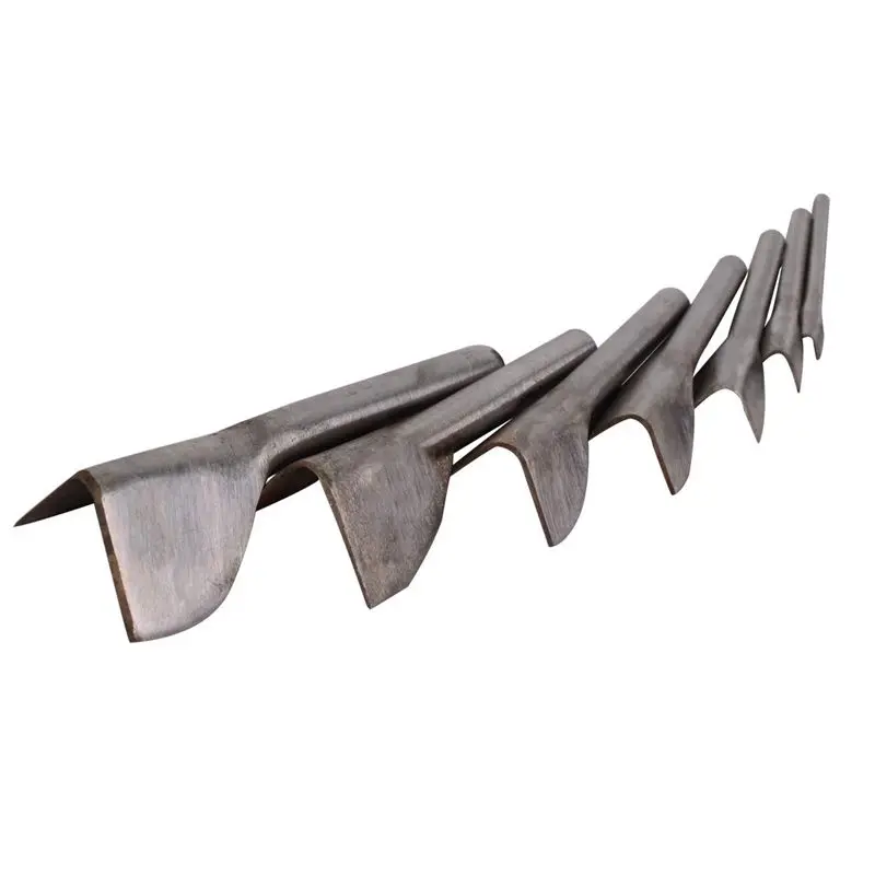7 Pcs V Shape Leather Craft Half-Round Cutter Punch Strap Belt Wallet Bag With 7 Size(10Mm,15Mm,20Mm,25Mm,30Mm,35Mm,40Mm