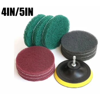 

2020 Hot Sale 11PCS 4 / 5inch Cleaning Polishing Scrub Pads Abrasive Disc Connecting Rod Kit Brand New And High Quality