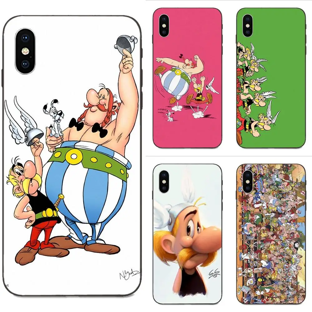 Чехол из ТПУ Для Xiaomi Mi Mix Max Note 2 2S 3 5X 6 6X 8 9 SE A1 A2 Lite Play Pro F1 с принтом Asterix | Мобильные