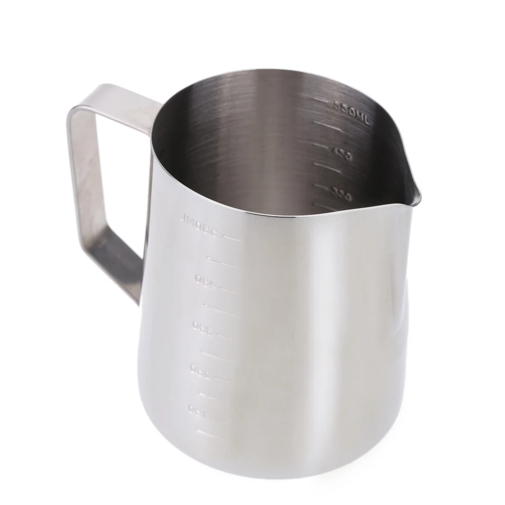 Stainless Steel Milk Frother Pitcher Milk Foam Vessel Measuring Cups Coffe  Appliance