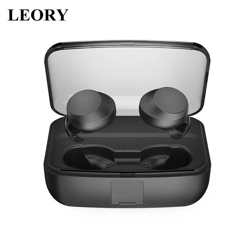 

LEORY Wireless bluetooth Earphone IPX7 Waterproof Earbuds TWS Smart Touch Binaural HD Call Headsets with 3000mAh Charging Box