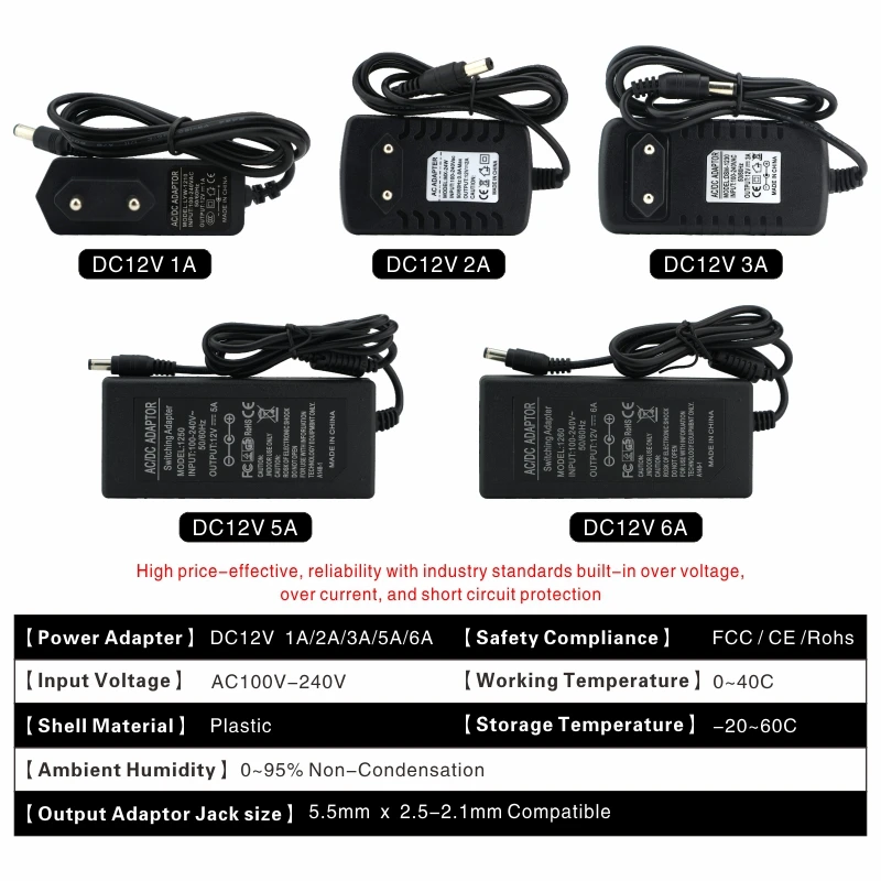 NIN FULL 12V Power Supply DC12V Unit 1A 2A 3A 5A 6A Transformer AC 110V 220V 220 V to DC 12 Volts 12 V LED Driver for LED Strip 6 NIN FULL 12V Power Supply DC12V Unit 1A 2A 3A 5A 6A Transformer AC 110V 220V 220 V to DC 12 Volts 12 V LED Driver for LED Strip 6