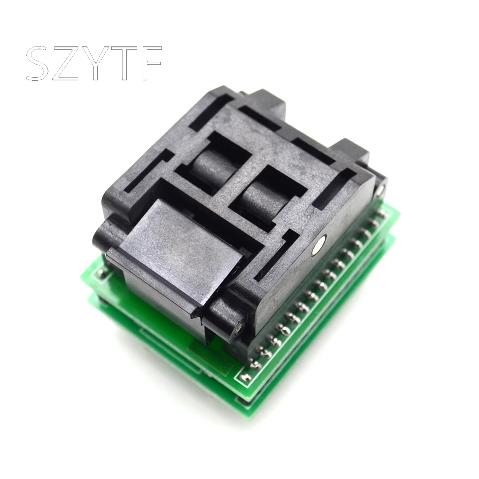 KEPUSHIYE Elektronische Komponente TQFP32 QFP32 to DIP32 IC Programmer Adapter Chip Test Sockel SA663 Brennen Sitz APR28