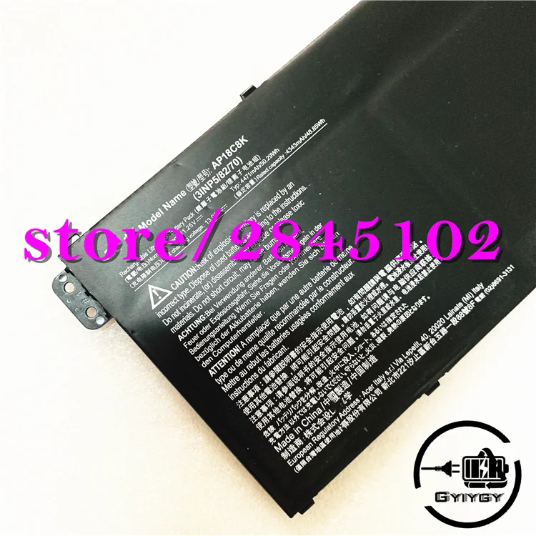 GYIYGY 11,25 V 4471mAh 50,29wh AP18C8K Аккумулятор для ноутбука acer
