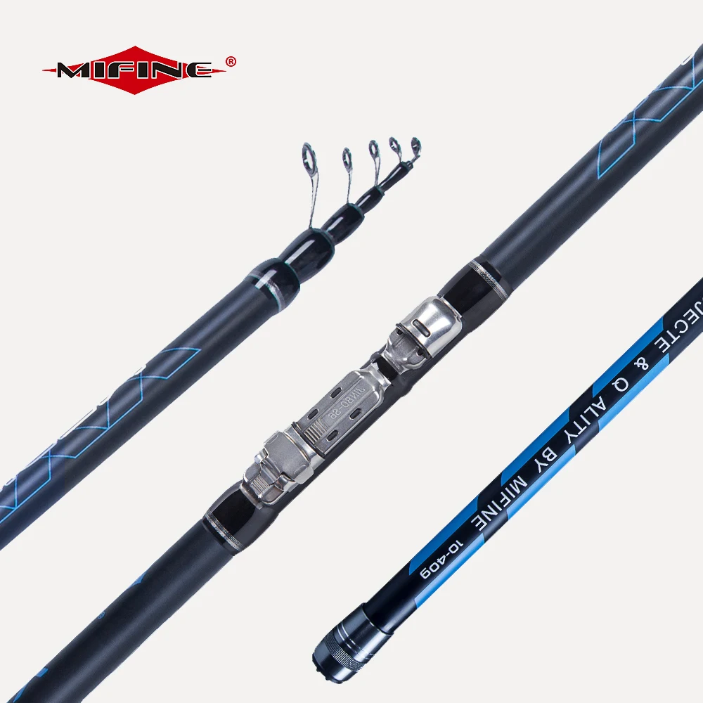 MIFINEMediumTelescopicBoloFishingRodUltraLightHighCarbonFiber