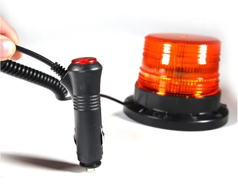12V-30VDC светодиодный автомобильный автобус грузовик открывалка ворот Предупреждение мигающий светильник Маяк вращается стробоскоп аварийный(без звука
