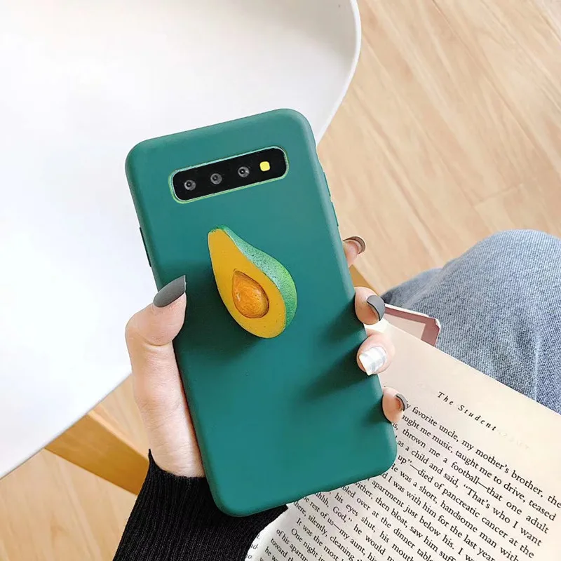 C Для samsung S10 S10 Plus S10 Lite милый фруктовый противоударный Ins силиконовый чехол для samsung Note 9 Note 8 S9 Plus S8 Plus - Цвет: C