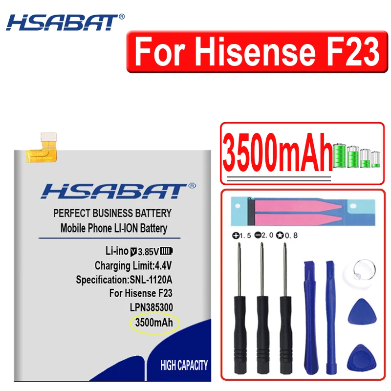 Аккумулятор HSABAT 3500 мАч LPN385300 для смартфона Hisense F23|Аккумуляторы мобильных