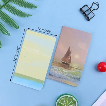 

Mini Cute Moon Star Universe Notebook Notepad Diary Writting Paper School Supply A6HE