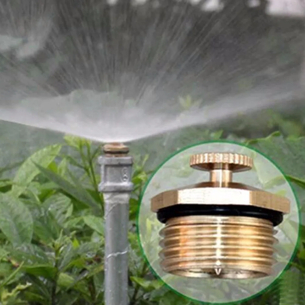 Description Picture 3 of itemAdjustable 360° Brass Refraction Spray Nozzle Garden Agriculture Irrigation Sprinkler Jardin Nebulizer Sprayer 1/2“ Male Thread