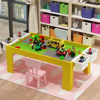 

Intelligence, Multifunction And Compatibility With Legao Small And Small Particle Building Block Table Children's Playing
