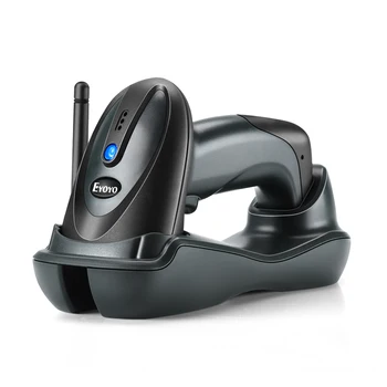 

Eyoyo EY-903 Portable 1D Wireless Barcode Scanner with USB Cradle Charging Base Handheld Barcode Reader 3 Pairing Modes