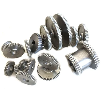 

17Pcs/Set Mini Lathe Gears , Metal Cutting Machine Gears , Lathe Gears
