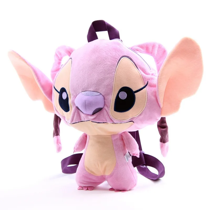 32 см мультфильм супер мило "Лило и Стич" Плюшевый Детский рюкзак Stitch& Ангел ребенок плюшевый рюкзак милый рюкзак для девочек и мальчиков