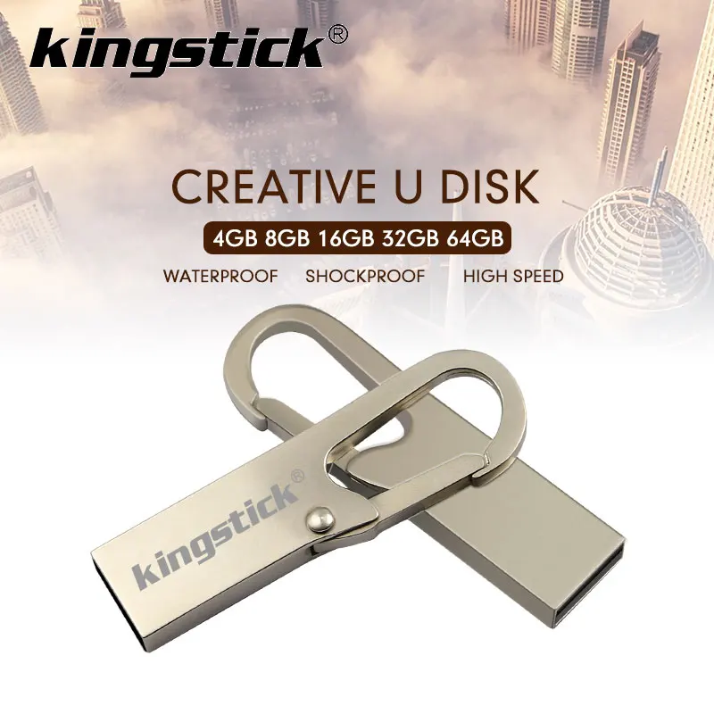 USB флеш-накопитель 64 ГБ металлическая мини-Флэшка высокоскоростная флешка 32