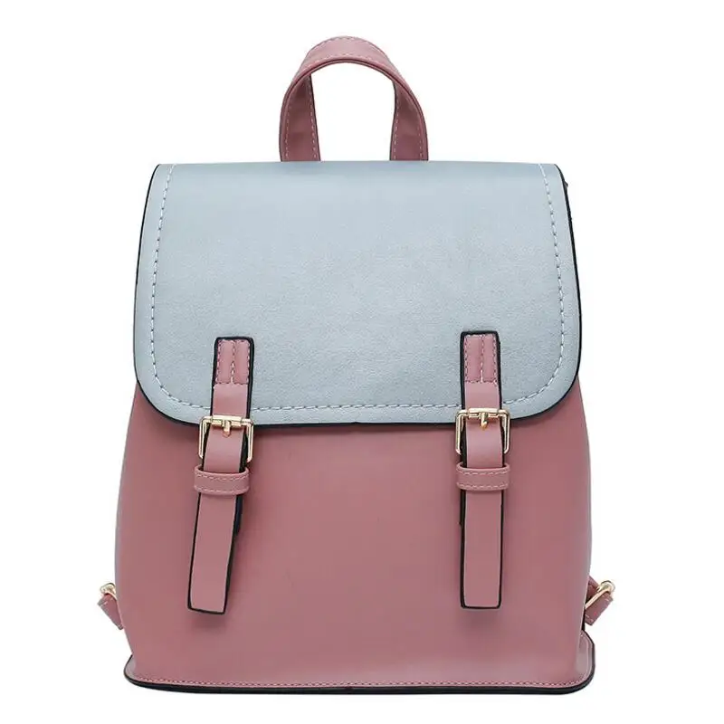 

2019 Fashion Women Back Bag Big Capacity Teen Girl Back Pack Sweet Colored Ladies Large Shoulder Bags Multi-function Women Bags