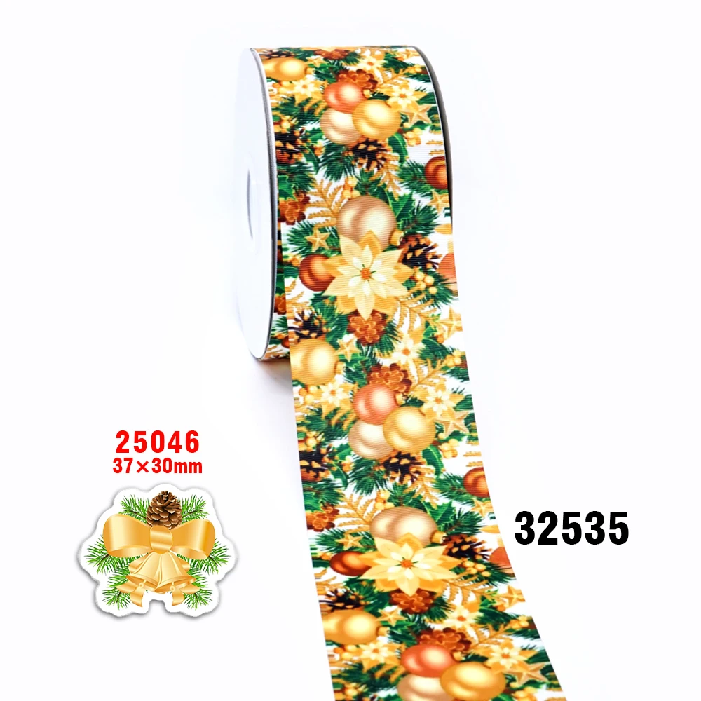 50 ярдов мультфильм напечатанный grosgrain ленты 32524 - Цвет: 32535