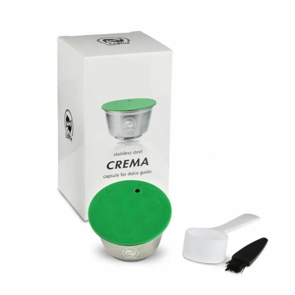 ICafilas Нержавеющая сталь Crema Кофе фильтры для Nescafe Dolce Gusto многоразового пользования многоразового Dolci густо Кофе капсула Pod корзины - Цвет: 1 Capsule