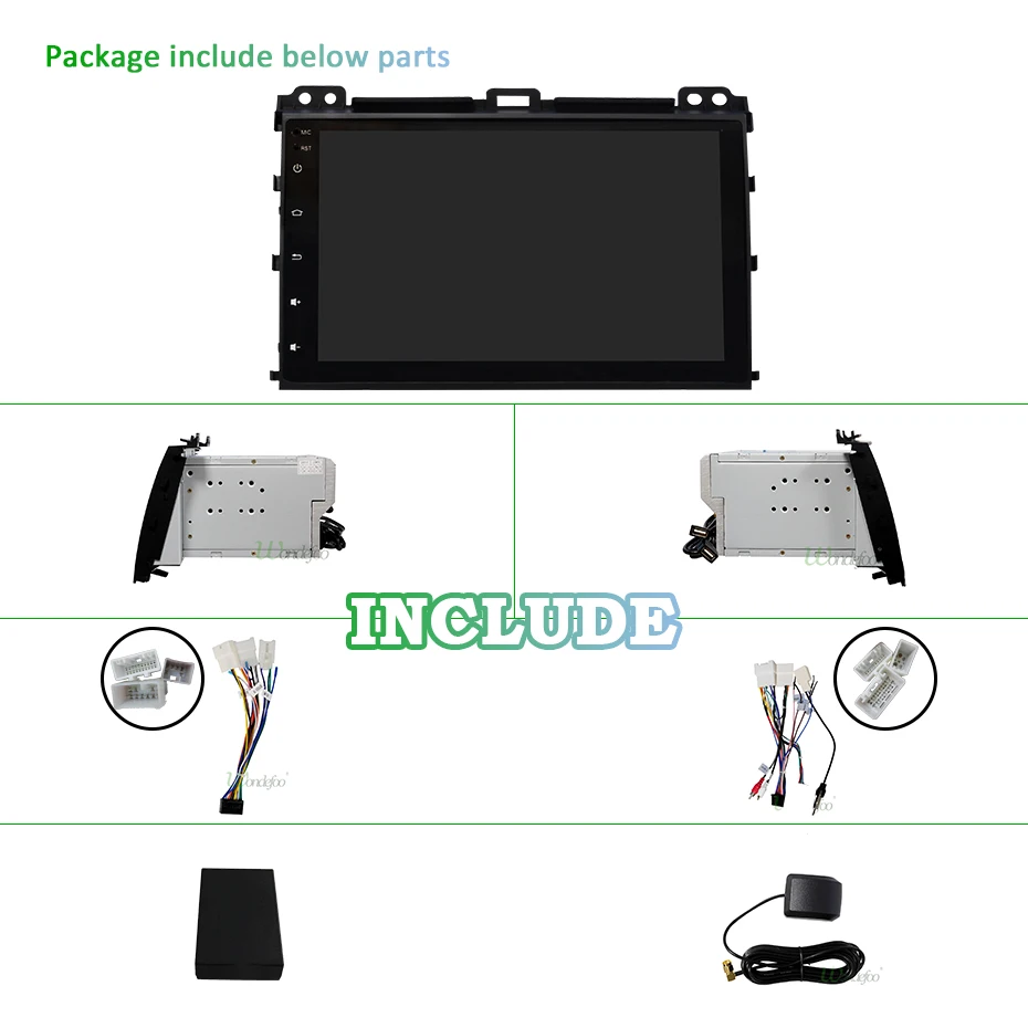 9 ''8 ядерный 4 г+ 64 г 2 din Android 9 Автомобильный мультимедийный dvd-плеер gps аудио для Toyota Prado 120 для Lexus GX470 Автомагнитола стерео obd2