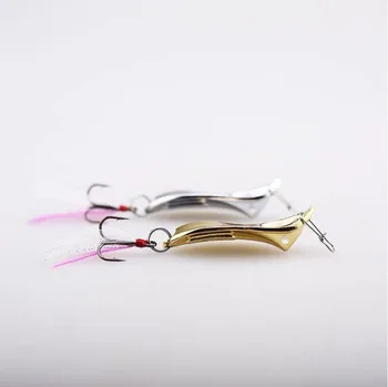 

li le New Products Monster Lure Sequin Long Shot-Shaped Freshwater Bass Kill Zinc Alloy Sequin Metal Lure Sequin