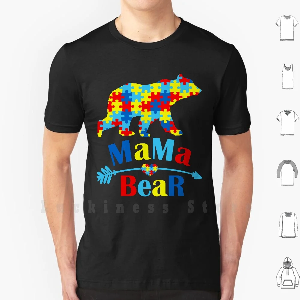 Аутизма медведя и надписью Mama информации о проблеме аутизма месяц подарок