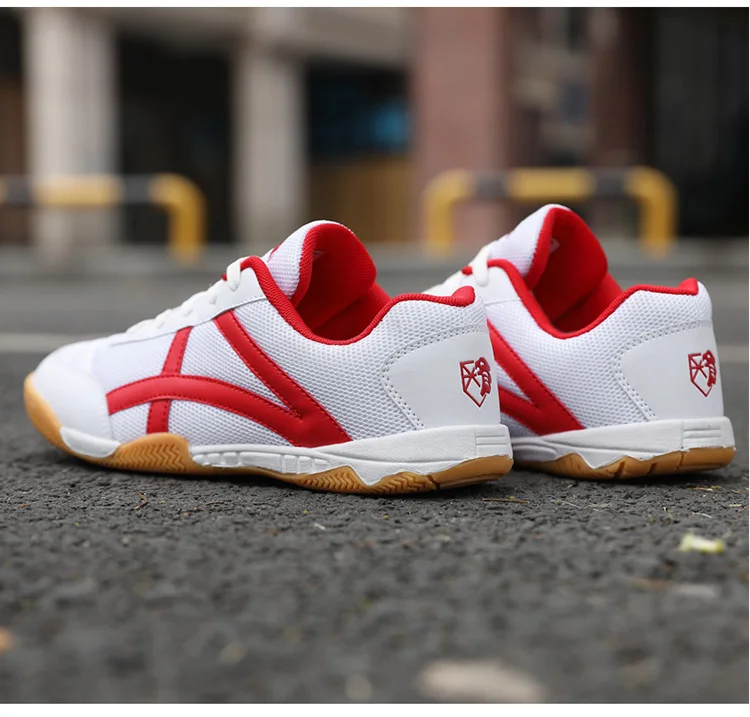 Unisex Indoor Training Table Tennis Shoes Men Shock Training Professional Sport Handball Sneakers Women Breathable Tennis Shoes